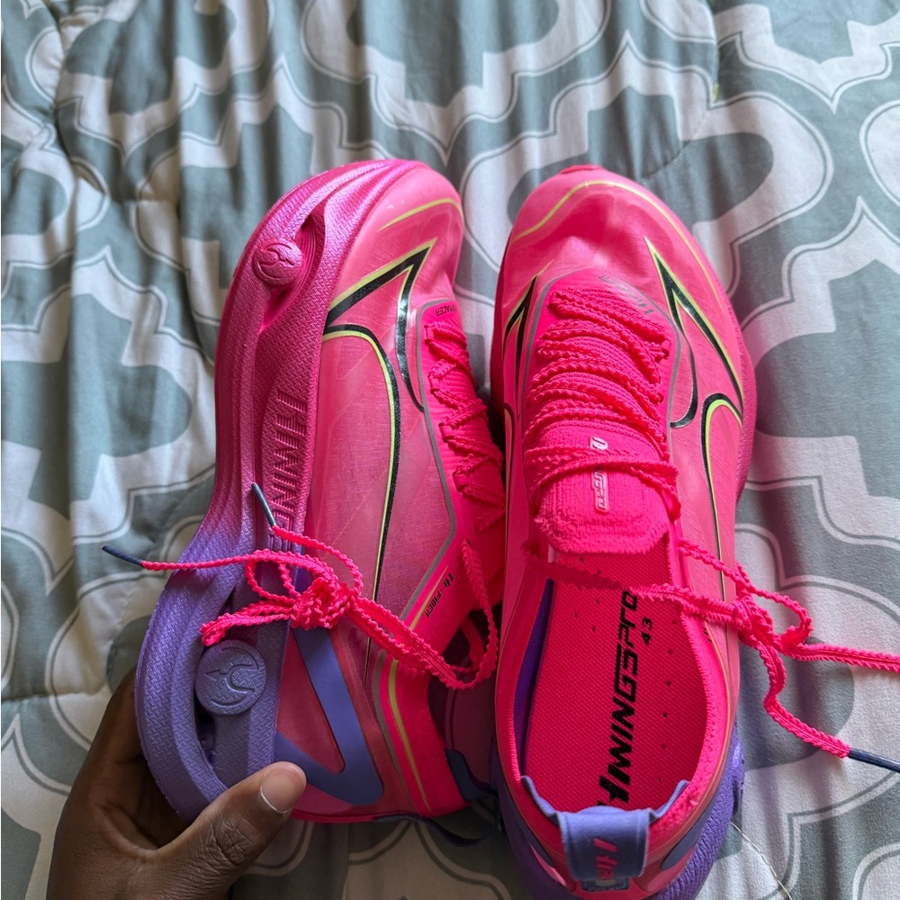 Acer Neon Pink and Purple Athletic Shoes
